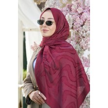 Loryan Scarf Bordo Loryan Scrarf Lavin Girdap Şal