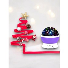 Uravas Store Dönen Renkli Gökyüzü Projektörlü Gece Lambası