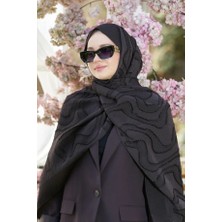 Loryan Scarf Acı Kahve Loryan Scrarf Lavin Girdap Şal