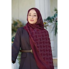 Koyu Bordo Loryan Scarf Lavin Liana Şal