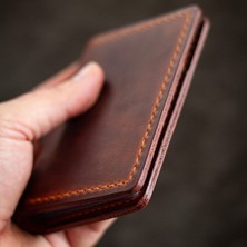 Hi Leather Hakiki Deri Araç Ruhsat Kılıfı - Kabı Rose İsimli. Kişiye Özel