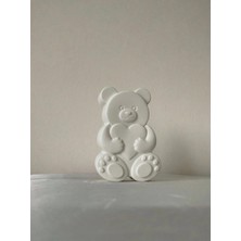 CEG Art Gallery Taş Boyama Seti - Sevimli Büyük Ayıcık - 3 Renk Boya + 1 Adet Fırça