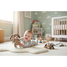 Organic Sisters Toys Organik Uyku Arkadaşı - Organik Oyuncak - Bebek Hediye Seti - Yenidoğan Seti - Köpek'li Set