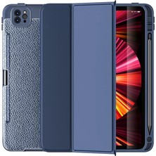 BSH Gülbay Mobilya Newface iPad Pro 11 (2020) Kılıf Tablet Focus Silikon - Lacivert