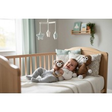 Organic Sisters Toys Organik Uyku Arkadaşı - Organik Oyuncak - Bebek Hediye Seti - Yenidoğan Seti - Maymun'lu Set