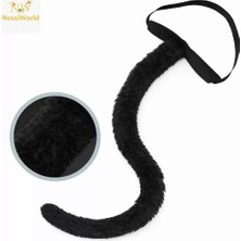 Paradise Sda Siyah Peluş Kuyruk Şekil Verilebilir 70 cm 4523