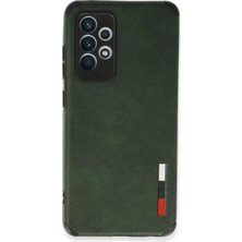 BSH Gülbay Mobilya Newface Samsung Galaxy A72 Kılıf Loop Deri Silikon - Yeşil
