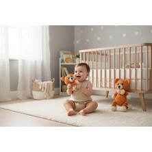 Organic Sisters Toys Organik Uyku Arkadaşı - Organik Oyuncak - Bebek Hediye Seti - Yenidoğan Seti  - Kaplan'lı Set
