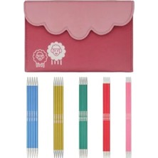 Esranın Dünyası Çok Amaçlı Çift Uçlu Örgü Iğnesi Seti, 15 Cm, 5 Adet