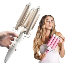 Uravas Store Premio T-0042 Triple Su Dalgası Profesyonel Saç Şekillendirici Maşası