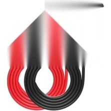 Esranın Dünyası Silikonlu Krokodil Uçlu Multimetre Ölçü Aleti Probu, 100 cm