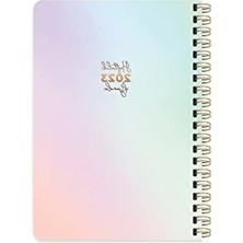 Esranın Dünyası A5 Sert Kapak Haftalık Ajanda - Varak Yaldızlı Tasarım