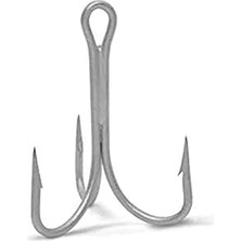 Esranın Dünyası Üçlü Olta Iğnesi - 10'lu Paket, Yüksek Karbon Çelik