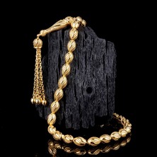 İskender Tesbih Telkari Işlemeli Altın Tesbih