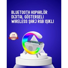 BSH Gülbay Mobilya 13 Renk Seçenekli Kablosuz Şarj Cihazlı LED Lamba