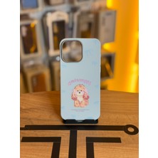 Avcı Teknoloji Market iPhone 15 Pro Max Uyumlu Özel Tasarım Sevimli Figürlü Deri Dokulu Telefon Kılıfı