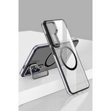 Paradise Sda  Samsung Galaxy S24 Crystal Magsafe Kapak - Siyah 4523