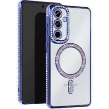 Paradise Sda  Samsung Galaxy A15 4g Joke Simli Magneticsafe Kılıf - Mavi 4523