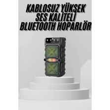 Uravas Store Bluetooth Hoparlör Yüksek Ses Kaliteli Büyük Boy Çift Çıkışlı Ses Bombası