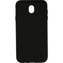 BSH Gülbay Mobilya Newface Samsung Galaxy J7 Pro / J730 Kılıf Nano Içi Kadife Silikon - Siyah