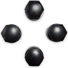 Esranın Dünyası Şifreli Bijon Kapağı - Siyah Renk, 4 Adet