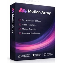 Motion Array 1 Ay  - Sınırsız Kullanım