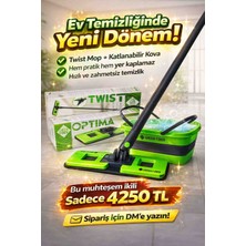 Greenway Green Fiber Twıs Mop Vekatlanır Kova