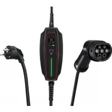 Esranın Dünyası Taşınabilir Elektrikli Araç Şarj Kablosu - 7 Pin