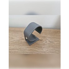 Kariyer Modern Akıllı Saat Standı Siyah Masaüstü Organizer Bileklik Tutucu Şık Tasarım