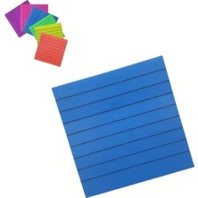 Esranın Dünyası Şeffaf Renkli Yapışkanlı Not Kağıdı - Mavi - 50 Yaprak