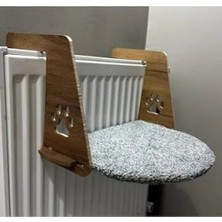 Esranın Dünyası Konforlu Peluş Kedi Kalorifer Petek Yatağı - 30 x 50 cm