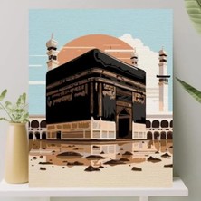 Esranın Dünyası Sayılarla Boyama Tuval Seti - 40X50 cm