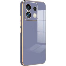 BSH Gülbay Mobilya Newface Xiaomi Poco M6 Pro 4g Kılıf Volet Silikon - Mavi