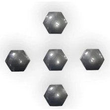 Esranın Dünyası Gri Tekerlek Bijon Kapağı Seti - 5 Adet, 1Z0601173, Skoda Karoq 2022-2025 Uyumlu