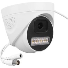 Uravas Store Plato PL-29099 5mp 2.8mm 4 Warmled Fullcolor Plastik Kasa Ahd Analog Dome Güvenlik Kamerası