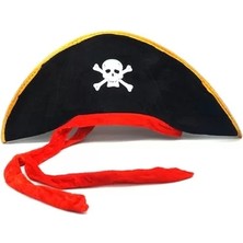 Uravas Store Karayip Korsanları Kaptan Kumaş Korsan Şapkası Yetişkin