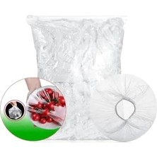 Esranın Dünyası 100 Adet Tek Kullanımlık Lastikli Poşet - Tencere ve Tabak Koruyucu