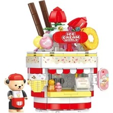 Paradise Sda P881202 Teddy Dondurma Salonu 369 Parça Block Oyuncak 4523