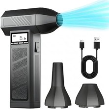 Esranın Dünyası Taşınabilir Turbo Jet Fan, 130.000 Rpm, LED Ekran