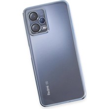 Paradise Sda  Xiaomi Redmi Note 12 5g Kılıf  Lensli Silikon - Açık Mavi 4523