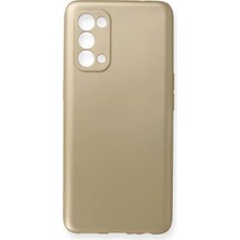 BSH Gülbay Mobilya Newface Oppo Reno 5 Pro Kılıf First Silikon - Gold