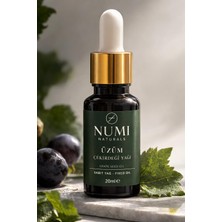 NUMI Naturals Üzüm Çekirdeği Yağı 20 ml %100 Saf Grape Seed Oil Doğal Cilt ve Saç Bakım Yağı