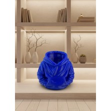 BSH Gülbay Mobilya Lacivert Hoodie Kalemlik 10X10 cm Masa Üstü Düzenleyici