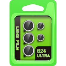 Uravas Store Galaxy S24 Raze Metal Kamera Lens - Gümüş