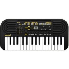 Esranın Dünyası Kompakt 32 Tuşlu Siyah Org - Taşınabilir Müzik Aleti