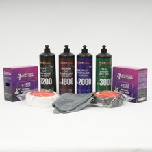 Pluscar Ultimate Detailing 4'lü Set + Hediye Uygulama Süngerleri ve Mikrofiber Bez