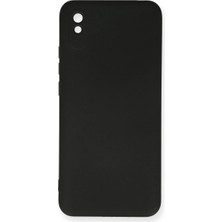 Uravas Store Redmi 9A Kılıf Nano Içi Kadife Silikon - Siyah