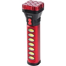 Uravas Store HB-707-2 9+4 Ledli Solar + Şarjlı El Feneri