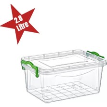 Uravas Store Şeffaf Saklama Kutusu 2.8 Litre