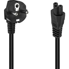 Uravas Store RC-901 3x0.75 mm Siyah 1.5 Metre Notebook Power Yonca Kablo